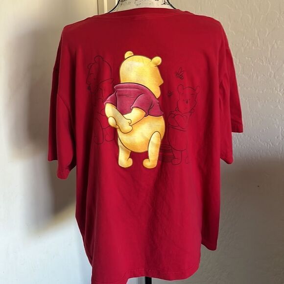 Winnie The Pooh Red Graphic Shirt - Picture 3 of 11